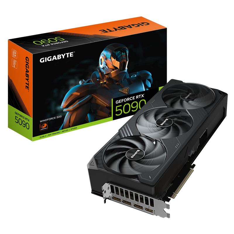 Product Image for Gigabyte GeForce RTX 5090 WINDFORCE OC 32GB