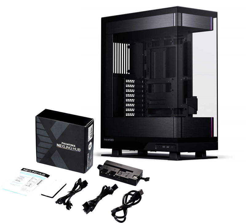 Product Image for Phanteks Evolv Series X2 Case - Satin Black + Phanteks Nexlinq Controller Hub