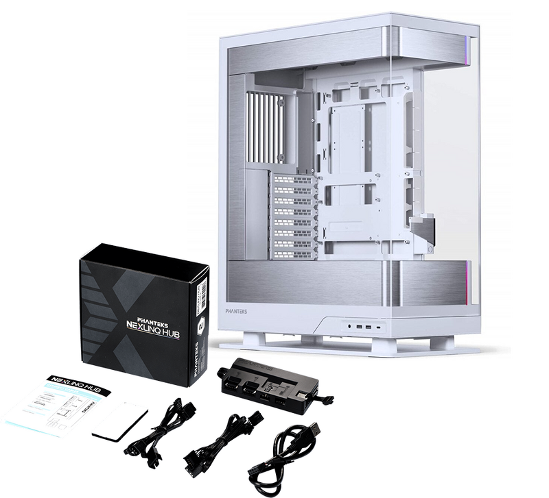 Product Image for Phanteks Evolv Series X2 Cas - Matte White + Phanteks Nexlinq Controller Hub