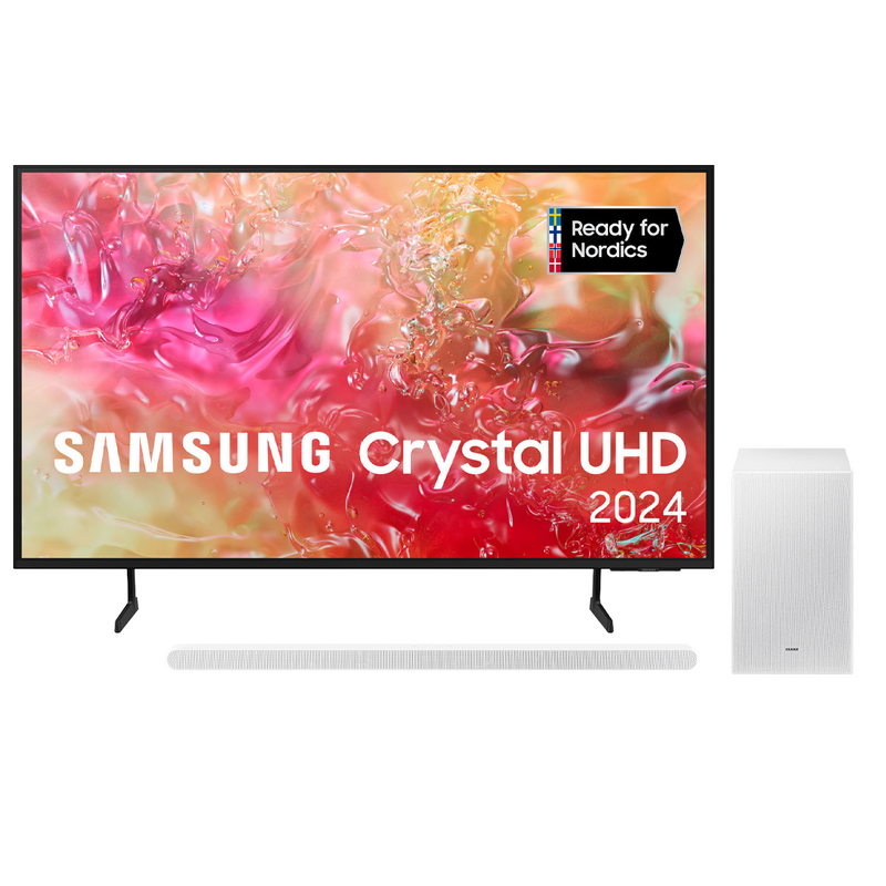 Product Image for Samsung 75" TU75DU7105KXXC + Samsung HW-S711D/XE