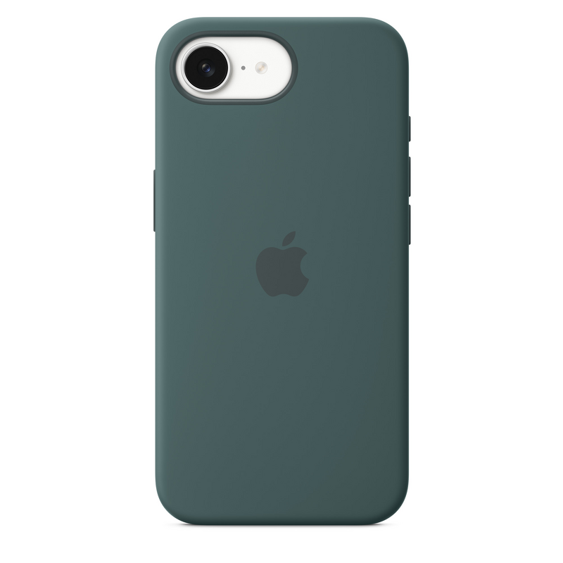 Product Image for Apple iPhone 16e Silicone Case - Lake Green