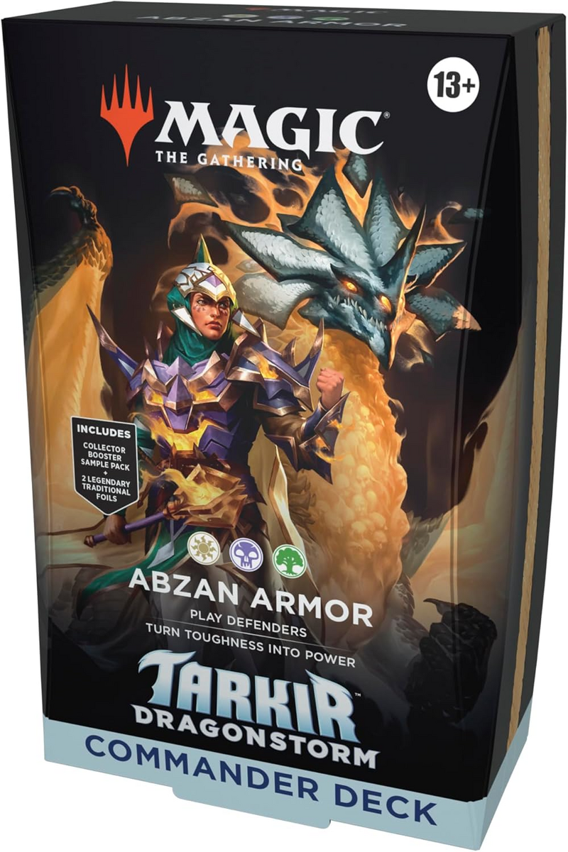 Product Image for Magic the Gathering: Tarkir Dragonstorm Abzan Armor Commander Deck