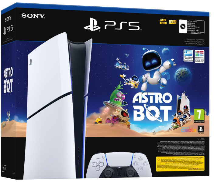 Product Image for Playstation 5 Slim Digital Edition - Astro Bot Bundle