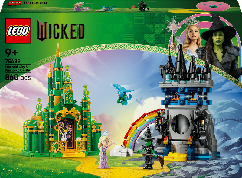 Product Image for LEGO Wicked Emerald City & Kiamo Ko Castle 75689