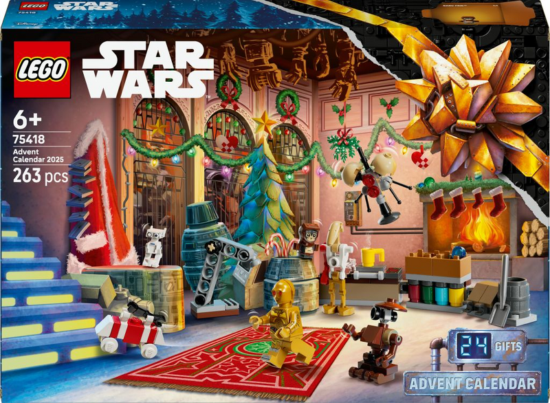 Product Image for LEGO Star Wars Advent Calendar 2025 75418