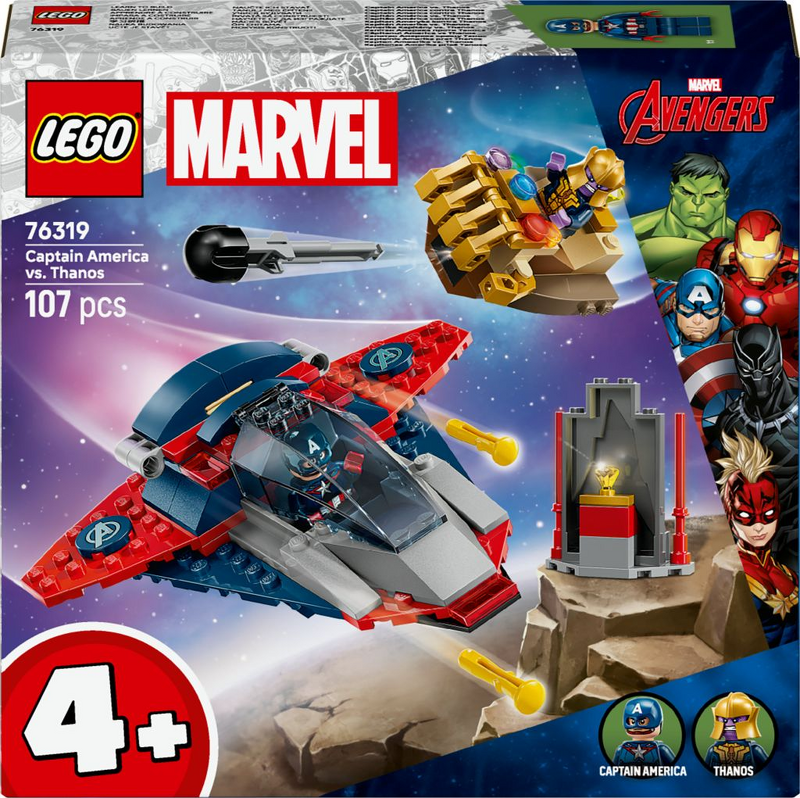 Product Image for LEGO Super Heroes Captain America mot Thanos 76319