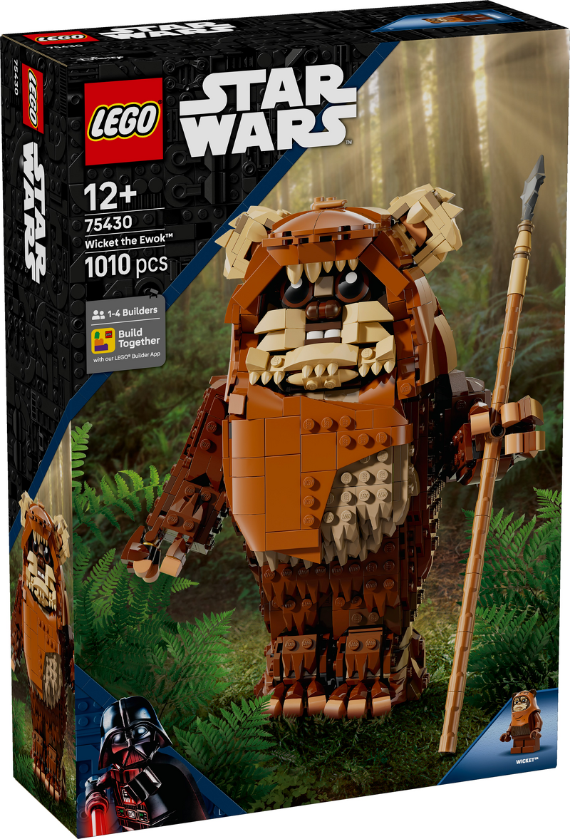 Product Image for LEGO Star Wars: Return of the Jedi Wicket the Ewok, Buildable Model Kit 75430