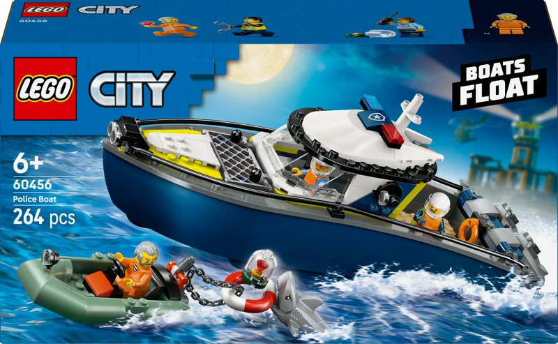 Product Image for LEGO City Polisens båtjakt 60456