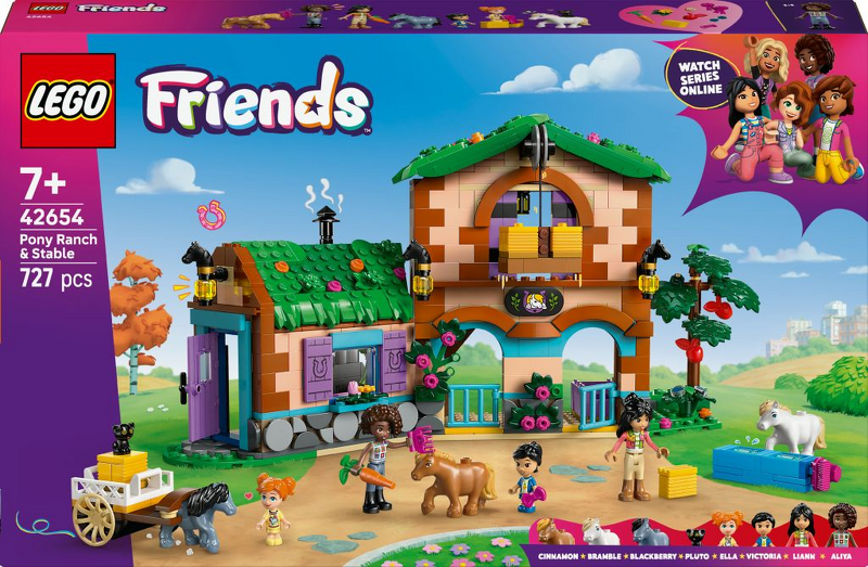 Product Image for LEGO Friends Ponnygård & stall 42654