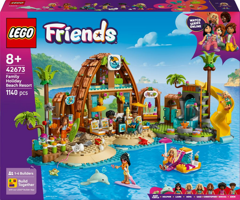 Product Image for LEGO Friends Familjesemester på strandresort 42673