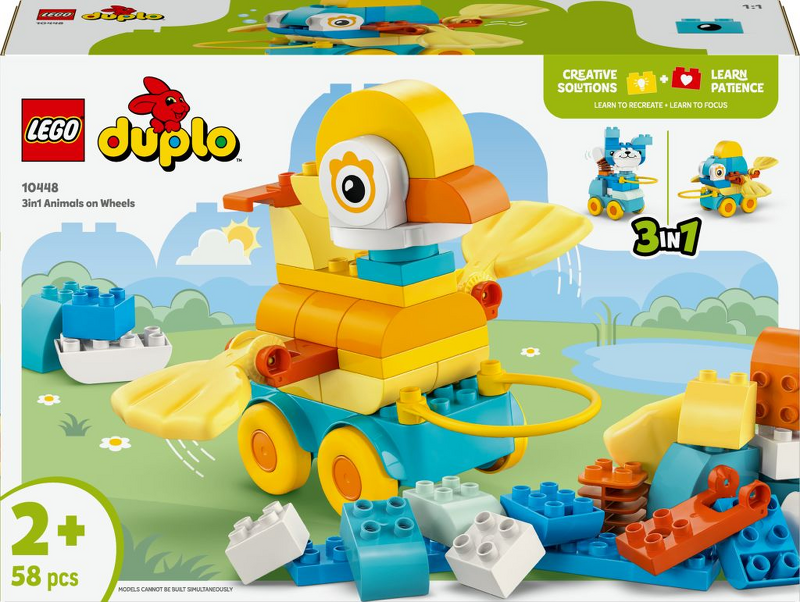 Product Image for LEGO DUPLO Town 3-i-1 Djur på hjul 10448