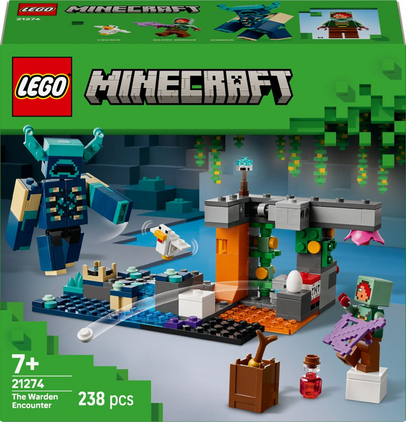 Product Image for LEGO Minecraft Mötet med väktaren 21274