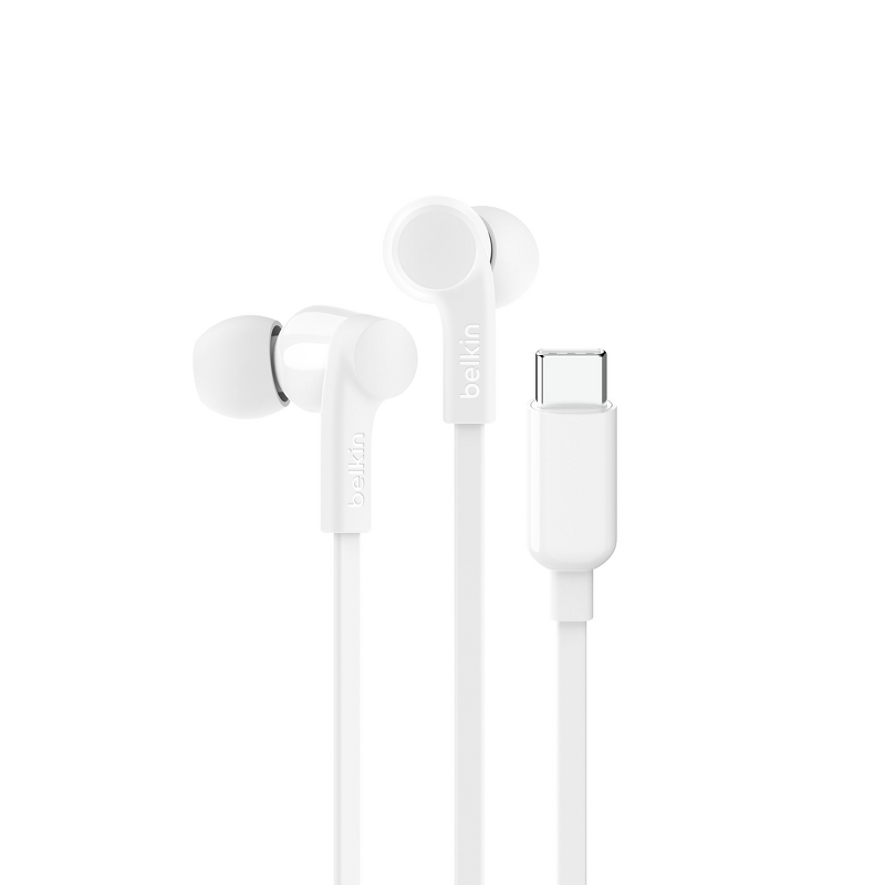 Product Image for Belkin USB-C In-Ear - White