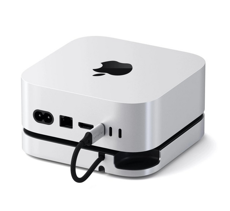 Product Image for Satechi Mac Mini M4 Stand & Hub med M.2 NVMe SSD-plats