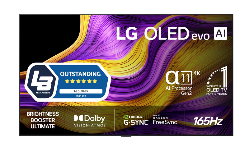 Product Image for LG 83'' OLED83G54LW / 4K / OLED Evo / 165 Hz / webOS