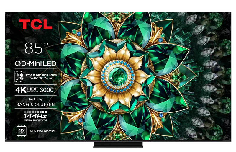Product Image for TCL 85'' 85T8C / 4K / QLED / 144 Hz / Google TV