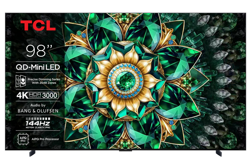Product Image for TCL 98'' 98T8C / 4K / QLED / 144 Hz / Google TV