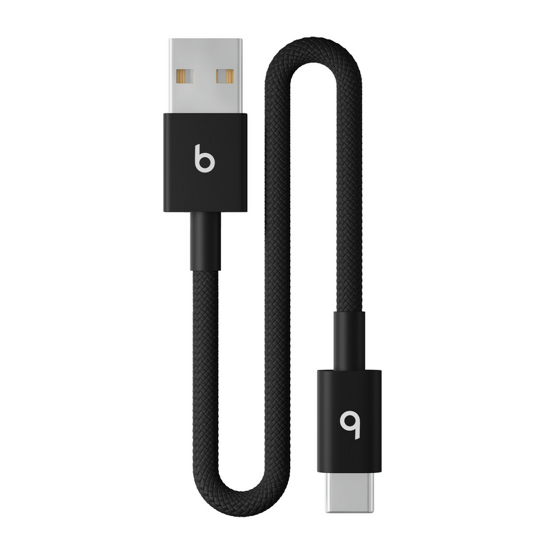 Product Image for Beats Vävd USB-A till USB-C kabel (20 cm) - Sprintsvart