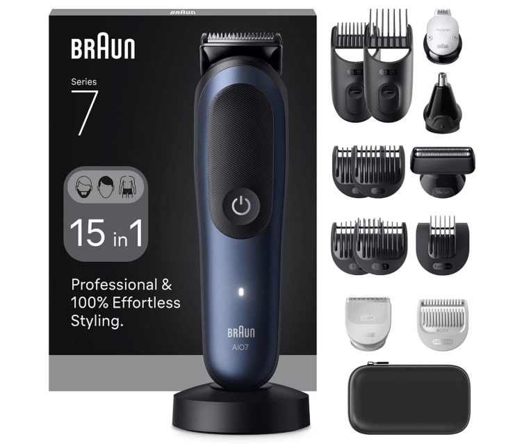 Product Image for Braun All-in-One Series 7 7580 - Svart/Blå