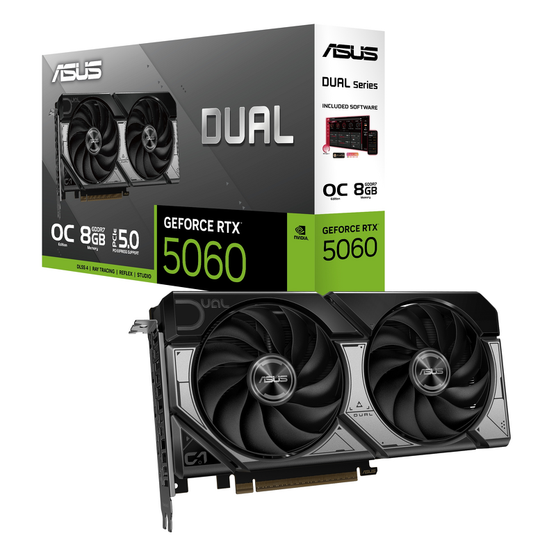 Product Image for ASUS Dual GeForce RTX 5060 8GB OC