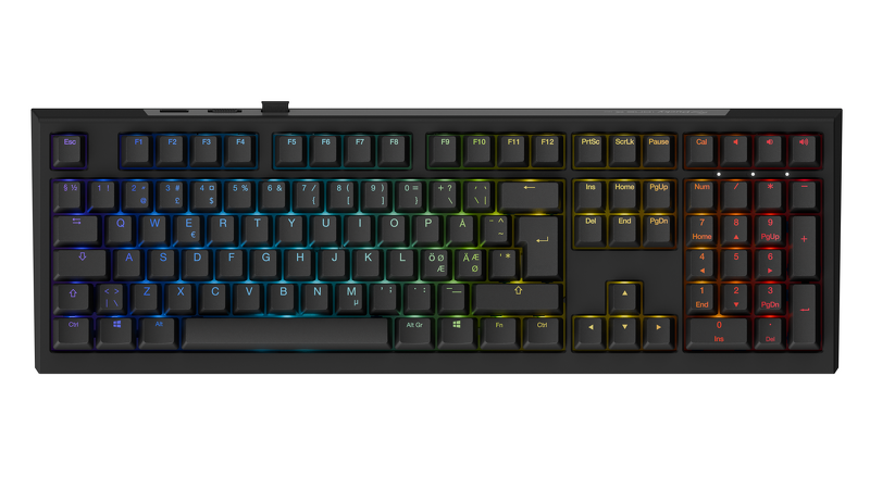 Product Image for Ducky One X Fullsize 100% Wireless Black - Ducky Inductive Switch