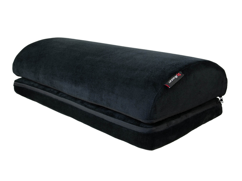 Product Image for Arozzi Footrest - Velvet - Black