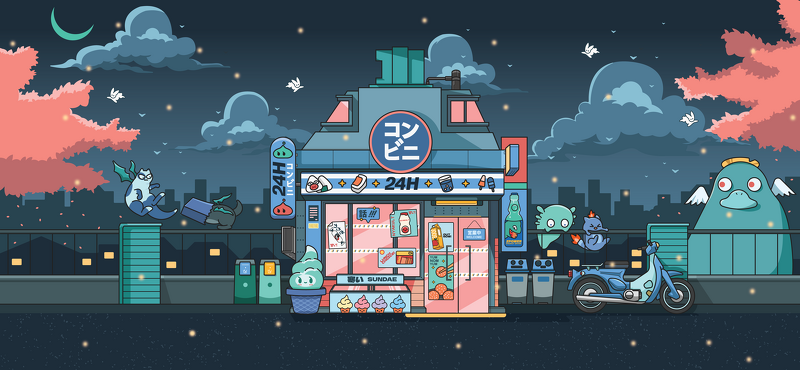 Product Image for Mighty Setup - Konbini, Night