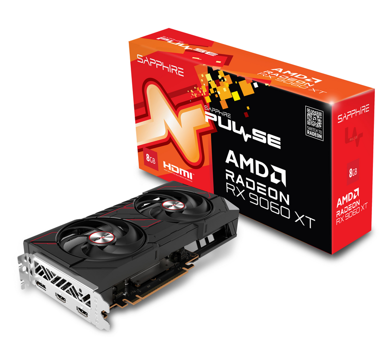 Product Image for Sapphire Radeon Pulse RX 9060 XT GAMING OC 8GB