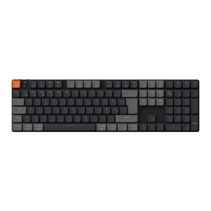 Product Image for Keychron K5v2 RGB Aluminium Hot Swap QMK Keychron Low Profile 2.0 Red