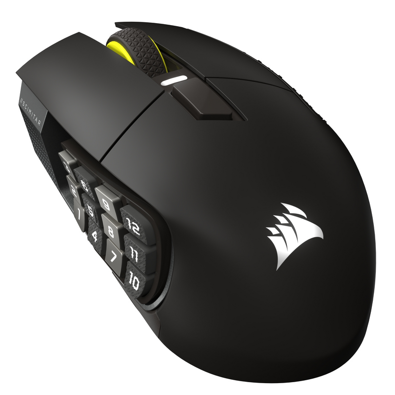 Product Image for Corsair Scimitar Elite Wireless SE Gaming Mouse / 33000 DPI / Optical - Gun metal