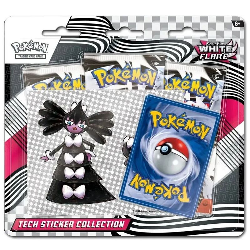 Product Image for Pokemon Scarlet & Violet 10.5: White Flare Tech Sticker Collection
