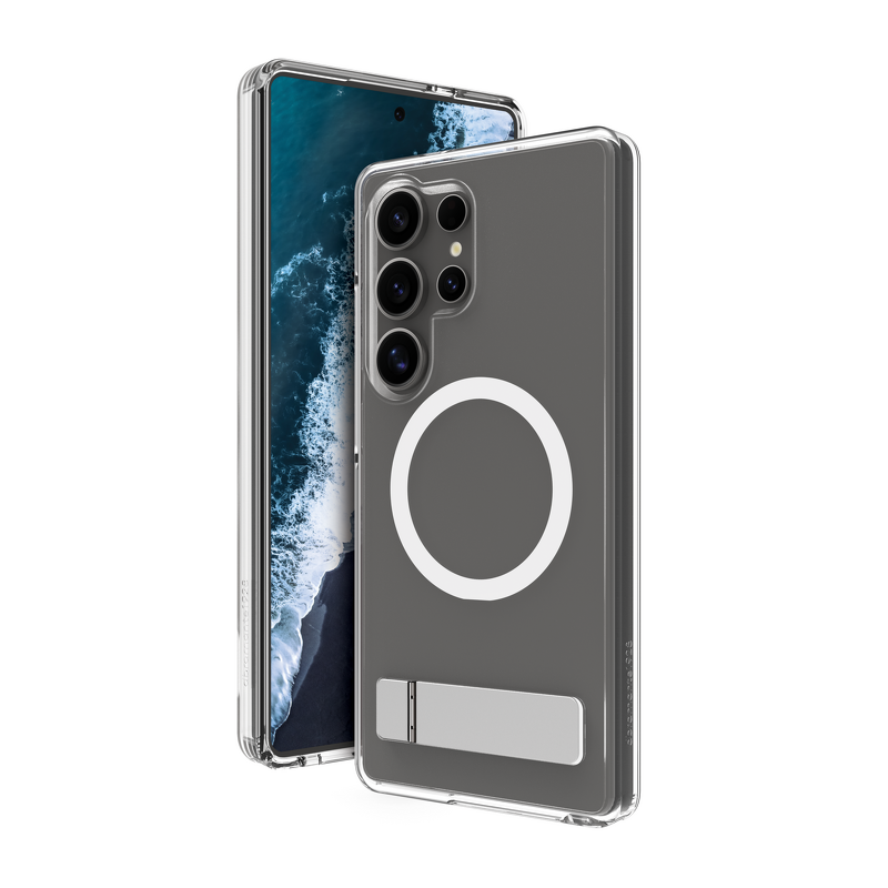 Product Image for dbramante1928 Iceland Pro Qi2 Kick - Samsung Galaxy S25 Ultra - Clear