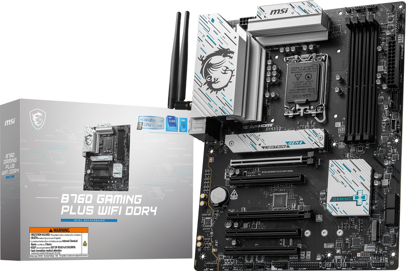 Product Image for MSI B760 GAMING PLUS WIFI D4