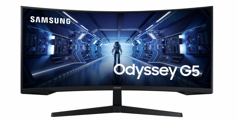 Product Image for Samsung LC34G55TWWPXEN / 34" / VA / 3440 x 1440 / 165 Hz / 1ms / HDMI,VGA / FreeSync