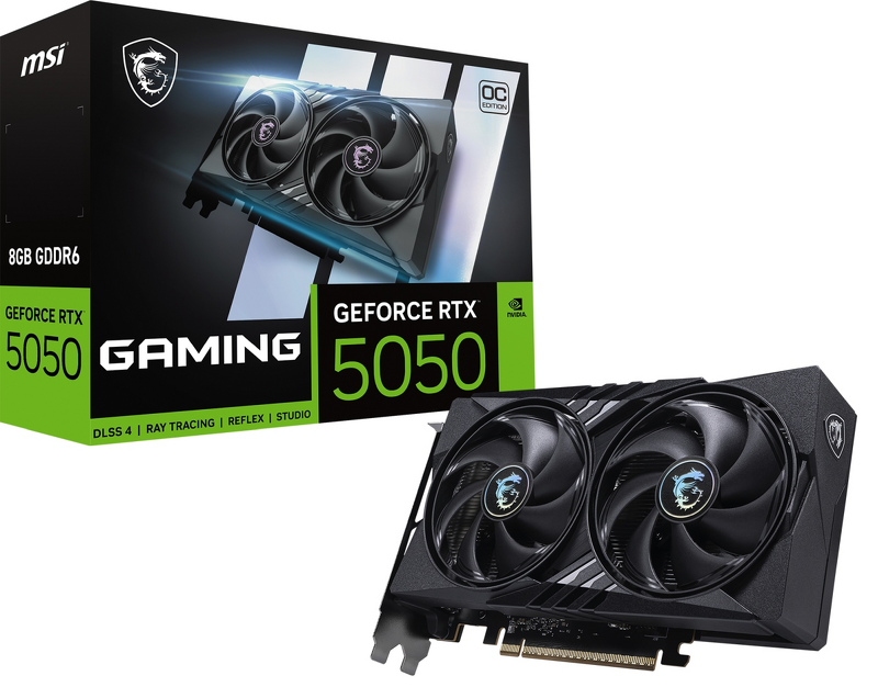 Product Image for MSI GeForce RTX 5050 8G GAMING OC