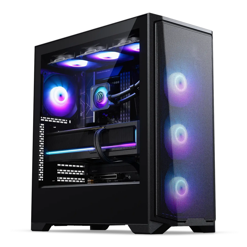 Product Image for Phanteks Eclipse G370A  Mid Tower Case, Temp Glass, DRGB Fan x 3 - Black