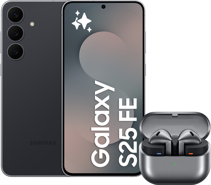 Product Image for Samsung Galaxy S25 FE 128GB - Jetblack + Galaxy Buds3 på köpet!
