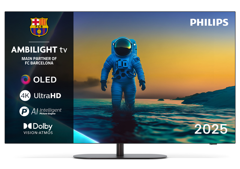 Product Image for Philips 65" 65OLED810/12 OLED Smart Ambilight AI TV (2025)