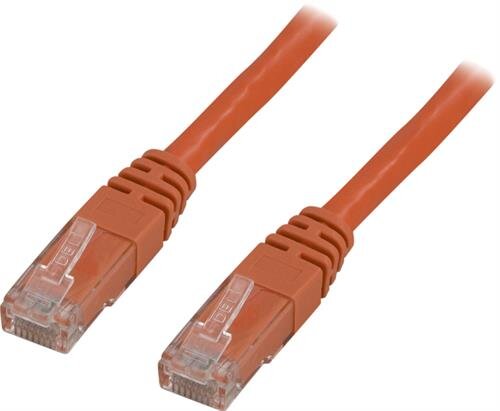 Deltaco UTP Cat6 Nätverkskabel / 1m – Orange