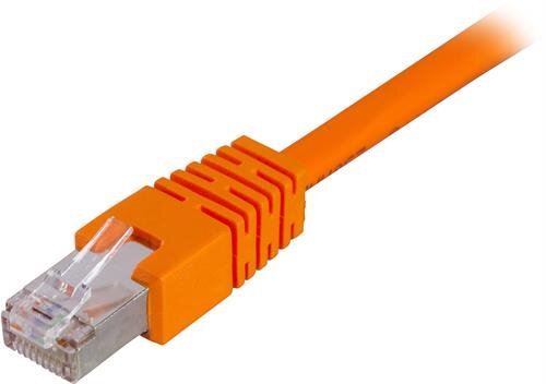 Deltaco FTP Cat6 Nätverkskabel / 0.5m – Orange