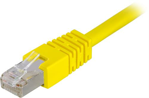 Product Image for Deltaco FTP Cat6 Nätverkskabel / 0.5m - Gul